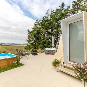 Nuit en Dôme avec Spa à Caignac