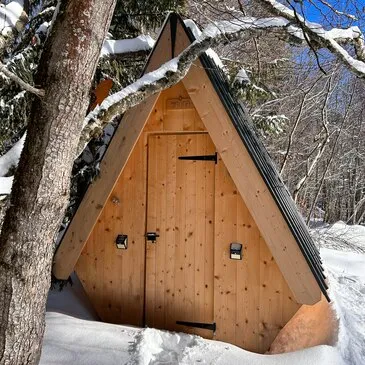 Cabane avec Sauna Privatif à la Féclaz - Massif des Bauges