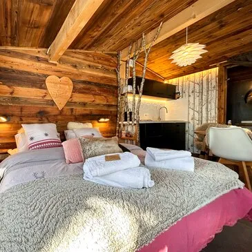 Cabane avec Sauna Privatif à la Féclaz - Massif des Bauges