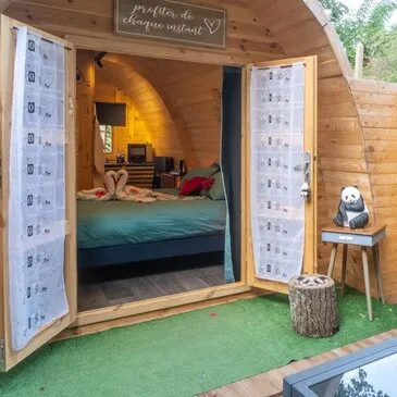 Cabane avec Spa Privatif près de Vichy