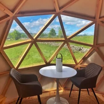 Nuit en Dôme dans les Monts d'Ardèche