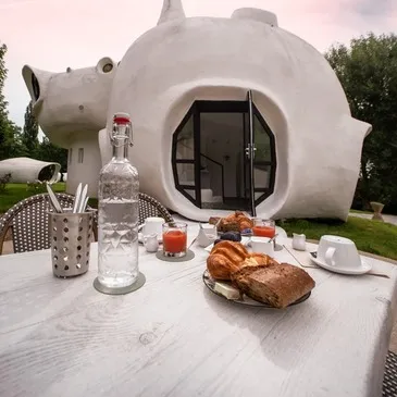 Nuit Insolite en Maison-Bulle près de Saint-Dié-des-Vosges