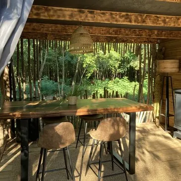 Lodge de Luxe avec Spa et Sauna Privatifs à Landiras