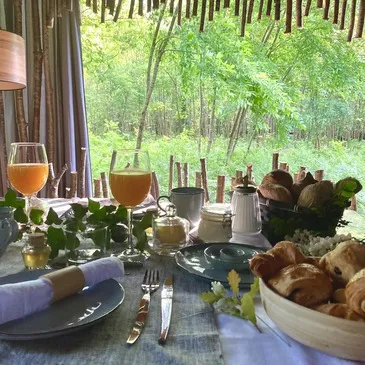 Lodge de Luxe avec Spa et Sauna Privatifs à Landiras