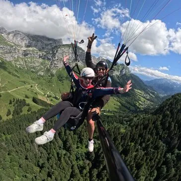 Baptême en Parapente - Massif des Aravis et des Bauges