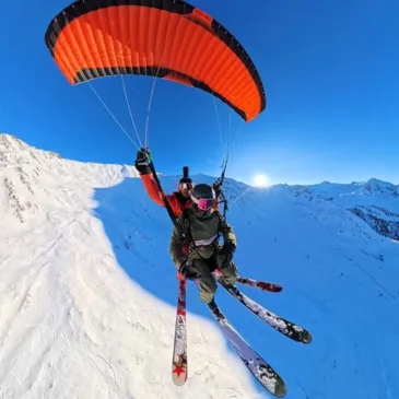 Baptême en Speed Flying à Modane