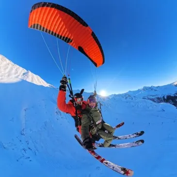 Baptême en Speed Flying à Modane