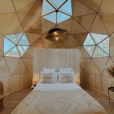 Nuit en Dôme à Cœur Cristal à Magalas