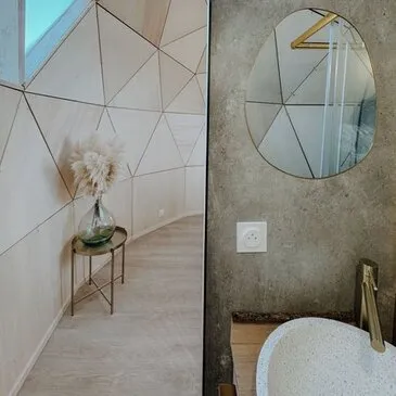 Nuit en Dôme à Cœur Cristal à Magalas