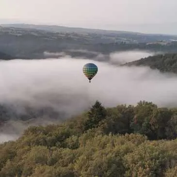 Vol en Montgolfière à Puyjourdes - Les Causses du Quercy