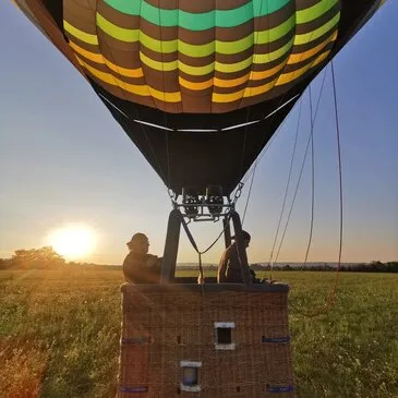 Vol en Montgolfière à Puyjourdes - Les Causses du Quercy
