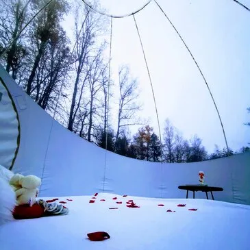 Nuit en Bulle à l'Angle du Bonheur près de Luxeuil-les-Bains