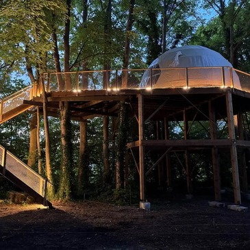 Nuit en Bulle Perchée avec Spa à Romilly-sur-Andelle