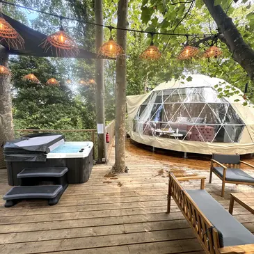 Nuit en Bulle Perchée avec Spa à Romilly-sur-Andelle