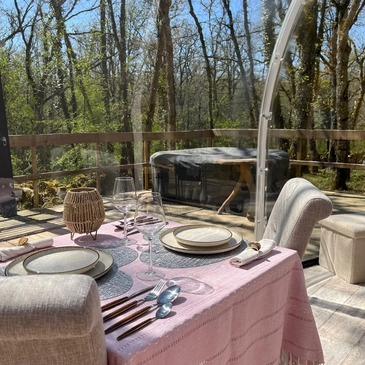 Nuit en Dôme avec Spa près de Saint-Cirq-Lapopie