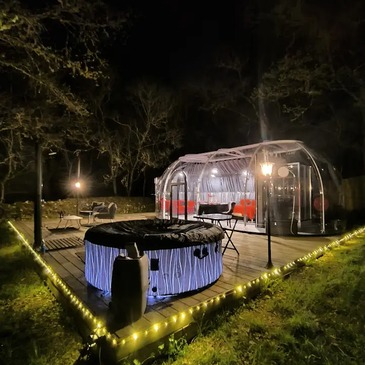 Nuit en Dôme avec Spa près de Saint-Cirq-Lapopie
