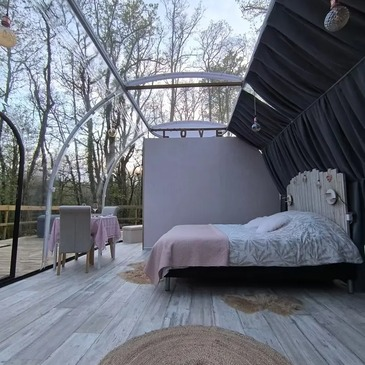 Nuit en Dôme avec Spa près de Saint-Cirq-Lapopie