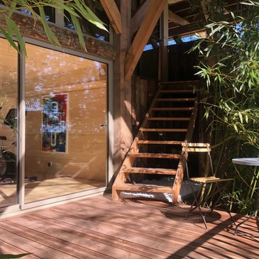 Cabane sur Pilotis avec Jacuzzi Privatif à Beauville