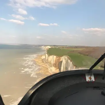 Baptême en Planeur près du Tréport - La Baie de Somme