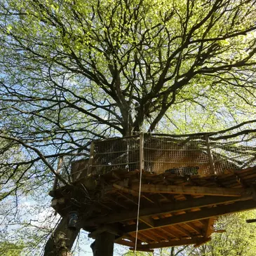 Cabane dans les Arbres à Pléhédel près de Paimpol