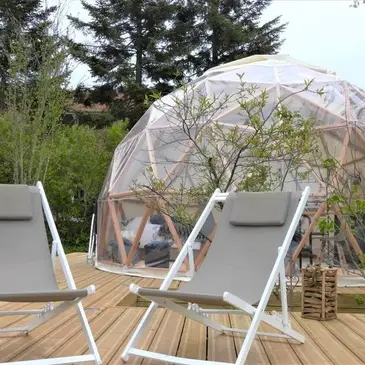 Dôme avec Spa à Bérig-Vintrange près de Metz