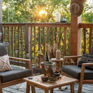 Cabane dans les Arbres avec Spa près de Cahors