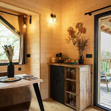 Cabane dans les Arbres avec Spa près de Cahors
