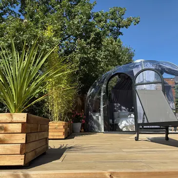 Nuit en Dôme avec Spa à Bathernay près de Valence