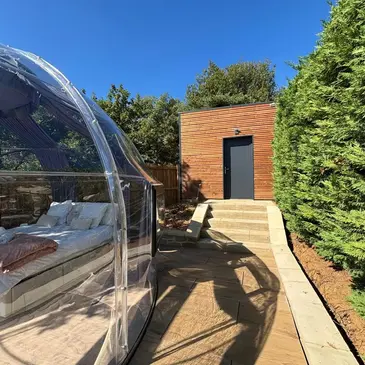 Nuit en Dôme avec Spa à Bathernay près de Valence