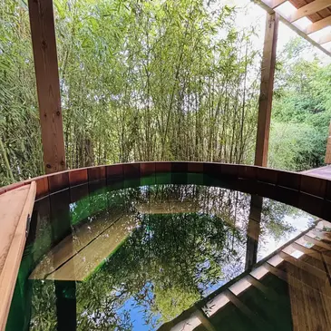 Nuit en Lodge avec Bain Nordique à Montcresson