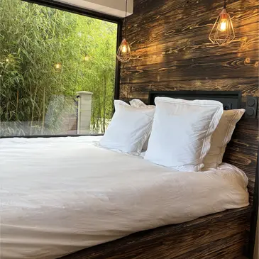 Nuit en Lodge avec Bain Nordique à Montcresson