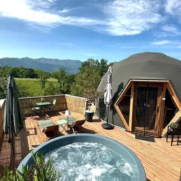 Nuit en Dôme avec Bain Nordique à Asson près de Pau