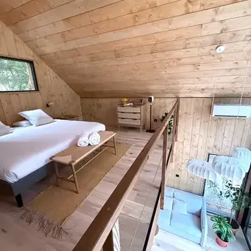 Nuit en Lodge de Luxe avec Bain Nordique à Saint-Clar