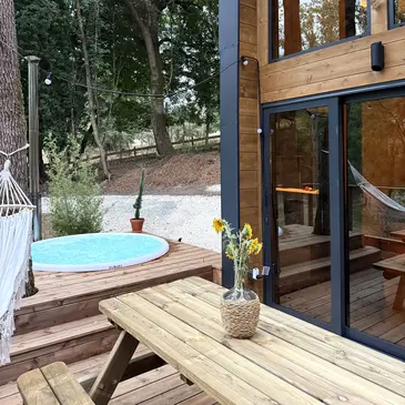 Nuit en Lodge de Luxe avec Bain Nordique à Saint-Clar