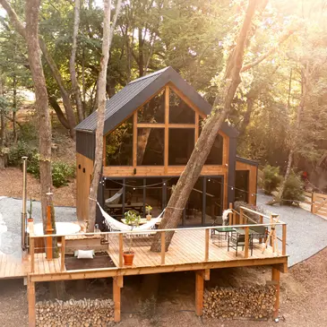 Nuit en Lodge de Luxe avec Bain Nordique à Saint-Clar