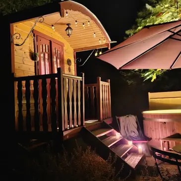 Nuit en Roulotte avec Bain Nordique à Padirac