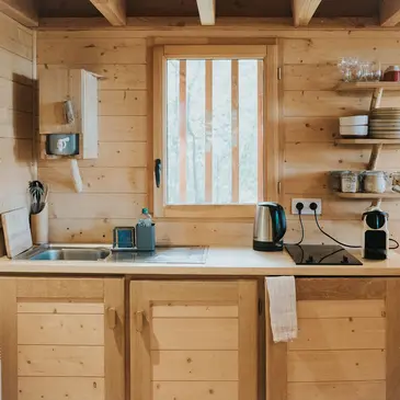 Cabane dans les Arbres avec Spa près de Lyon