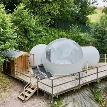 Nuit en Bulle avec Jacuzzi Privatif à Bonnemaison