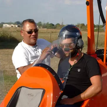 Baptême en ULM Autogire près de La Tranche-sur-Mer