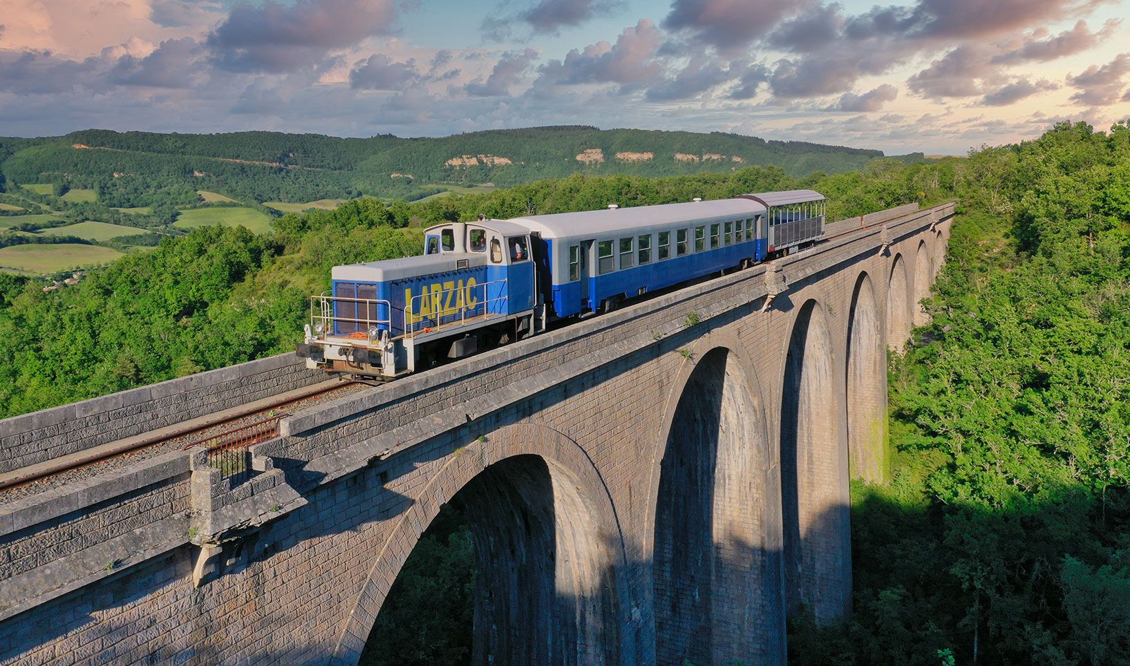 Vélorail et train touristique du Larzac