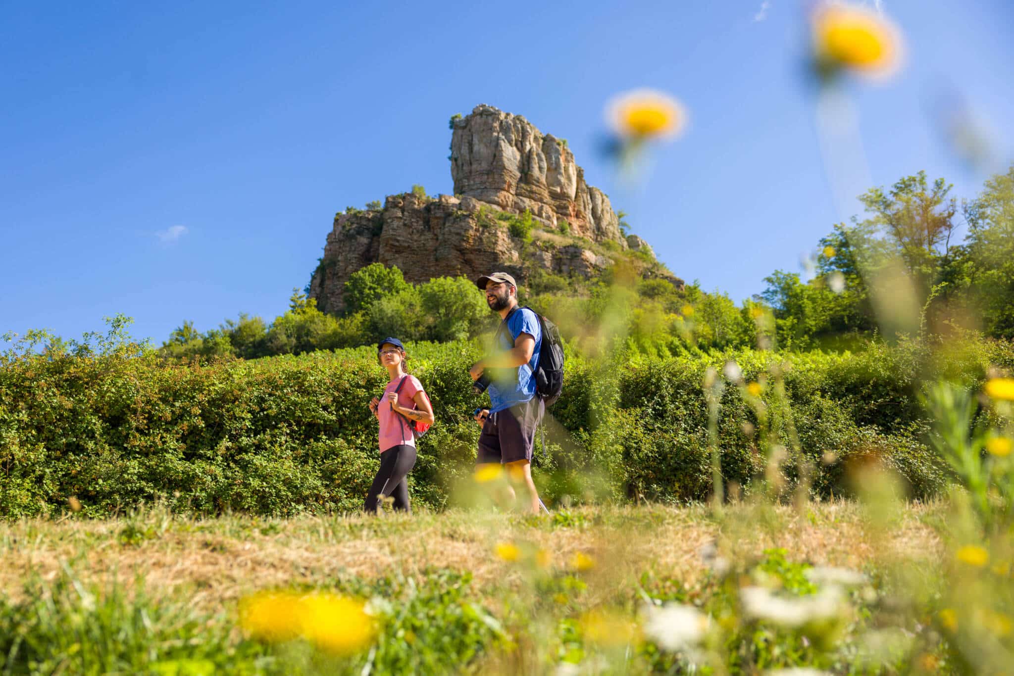 Ascension de la Roche de Solutré