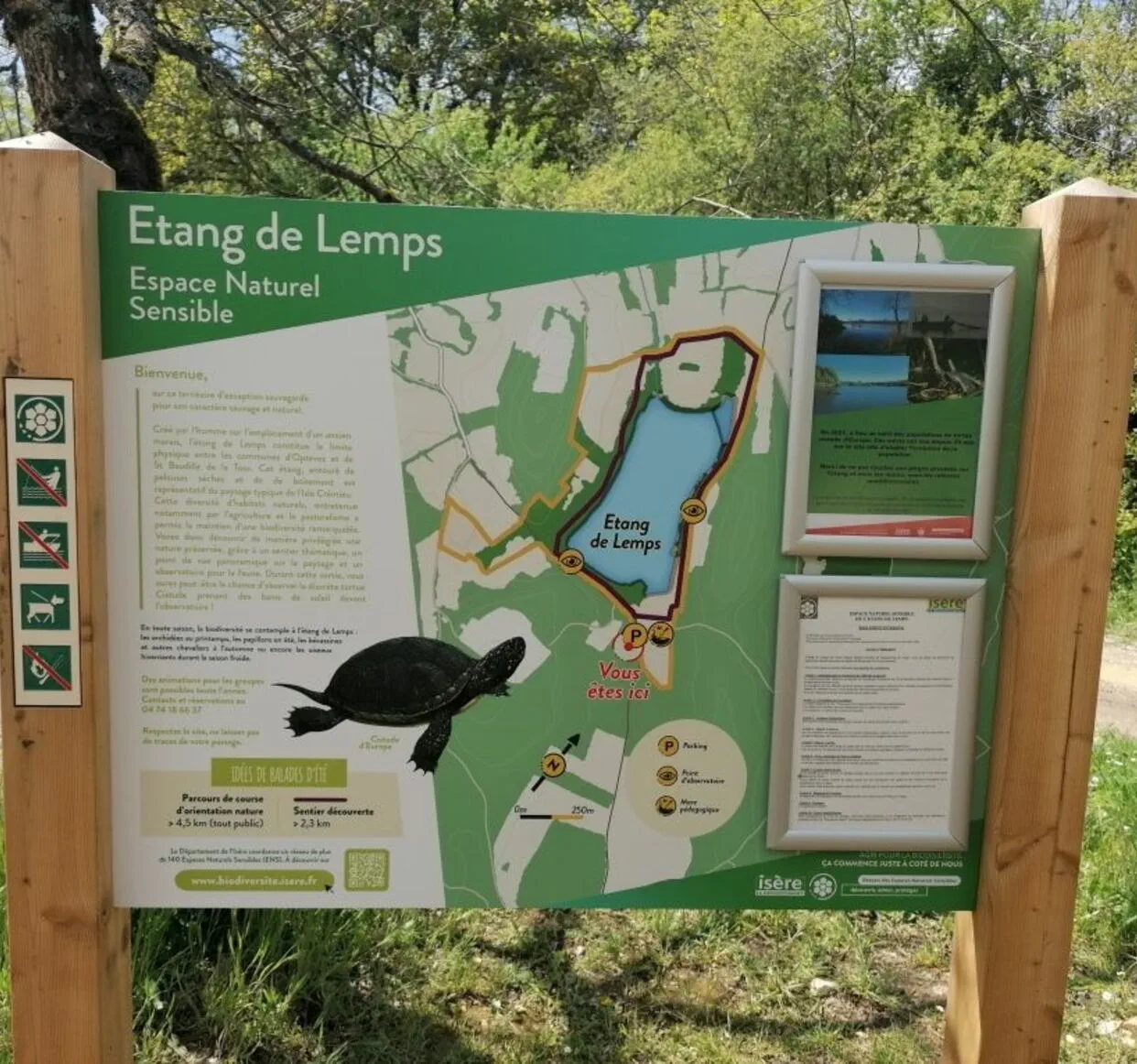 Espace Naturel Sensible de l'étang de Lemps