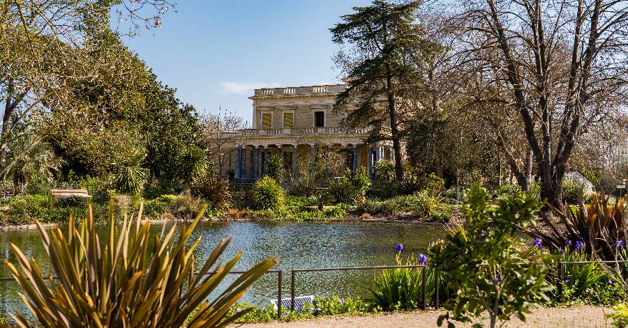 Le jardin historique du château Laurens