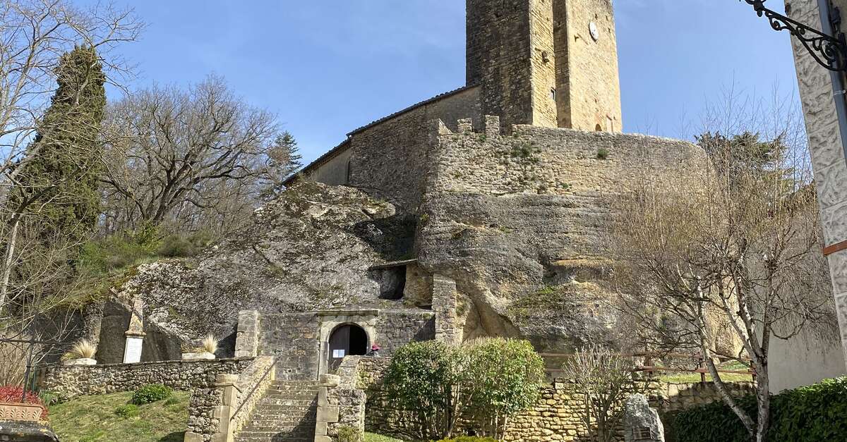 Église semi-rupestre Notre-Dame de Vals
