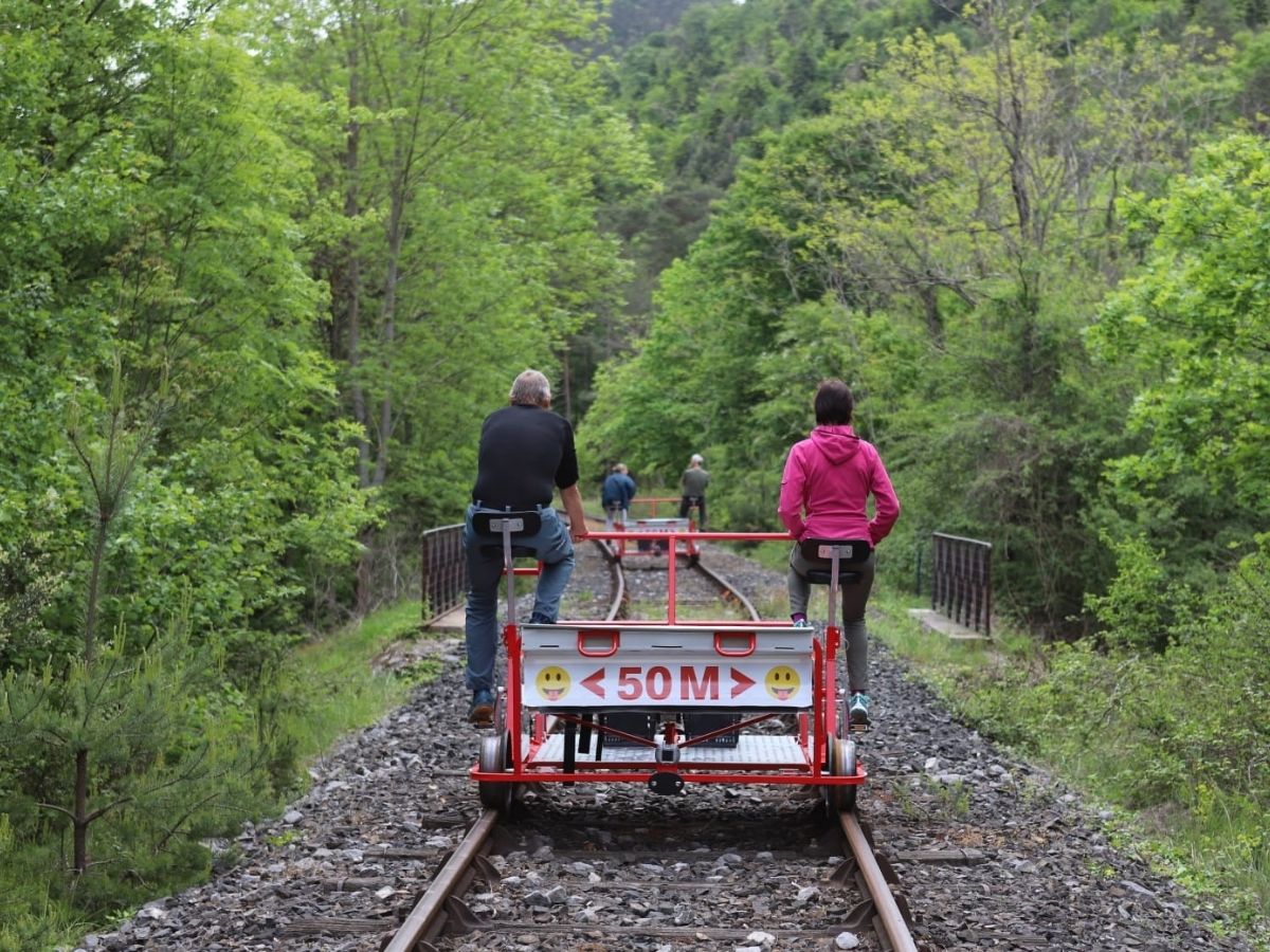 Vélorails du Train Rouge