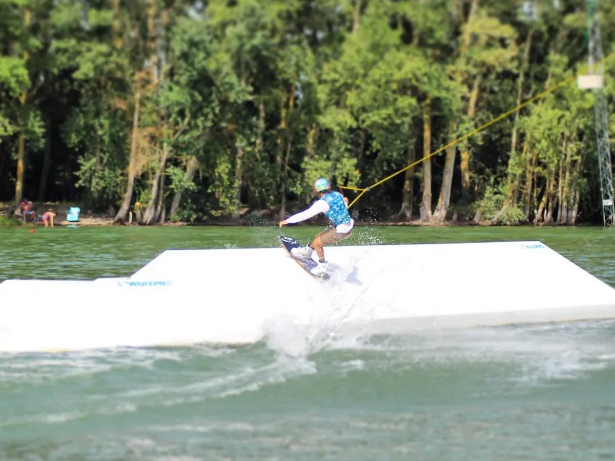 Teleski nautique de Bram
