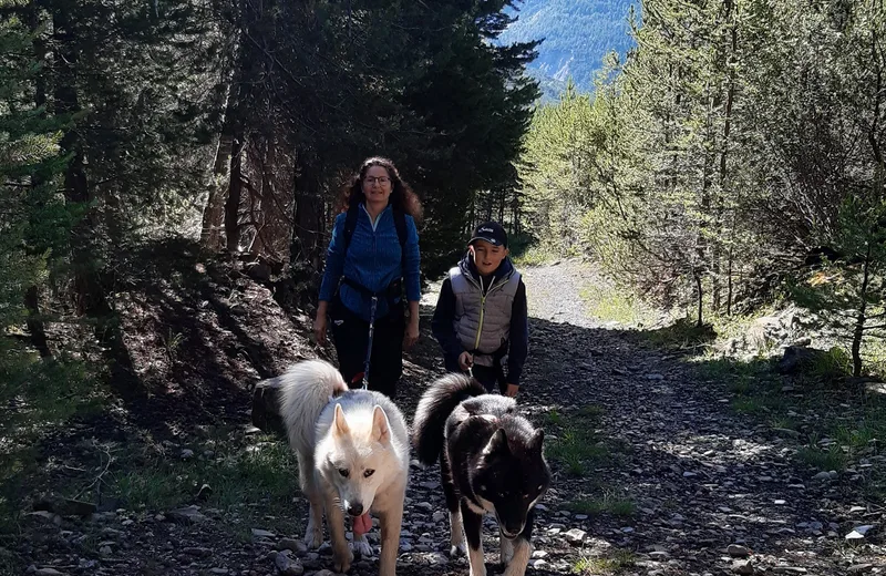 Montagnes d'Ubaye : cani randonnée