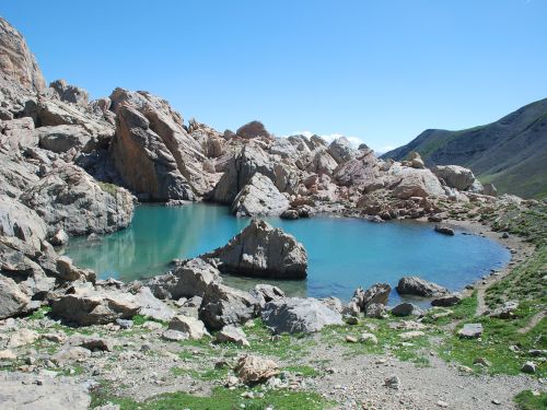 Le lac des 9 couleurs