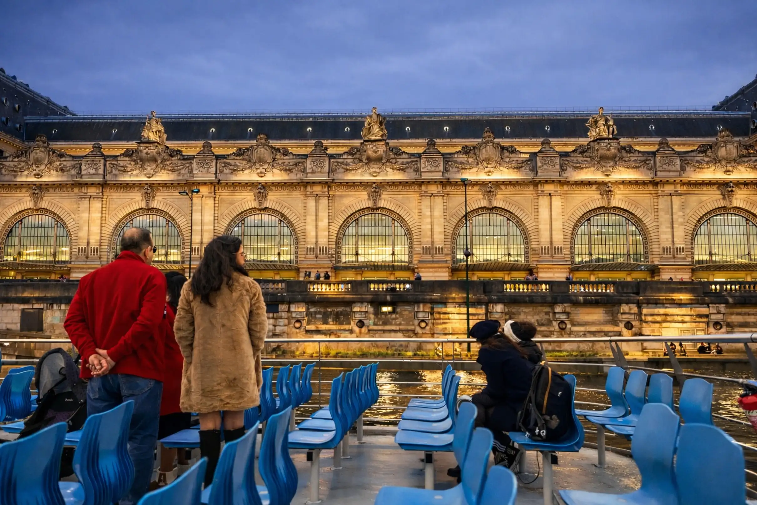 Paris : croisière aux lueurs du soir avec les légendaires Bateaux-Mouches