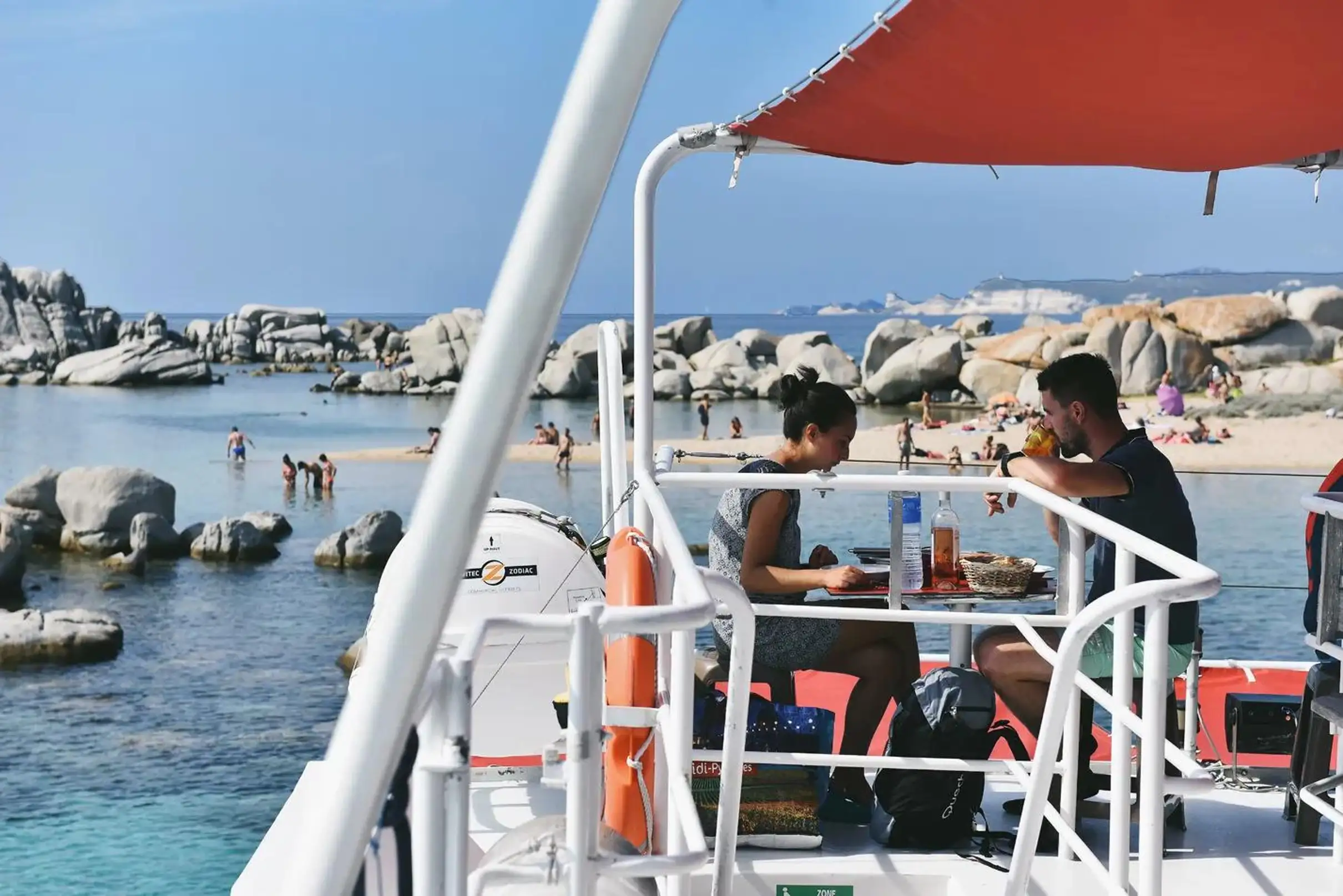Excursion en mer et Déjeuner Pates à la Langouste dans les Iles Lavezzi